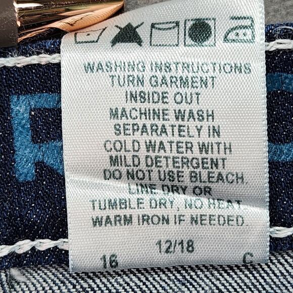 Cruel Denim Rhyon Straight Jeans Women 30/9 Short Embroidered Mid Rise Boyfriend - Picture 15 of 16